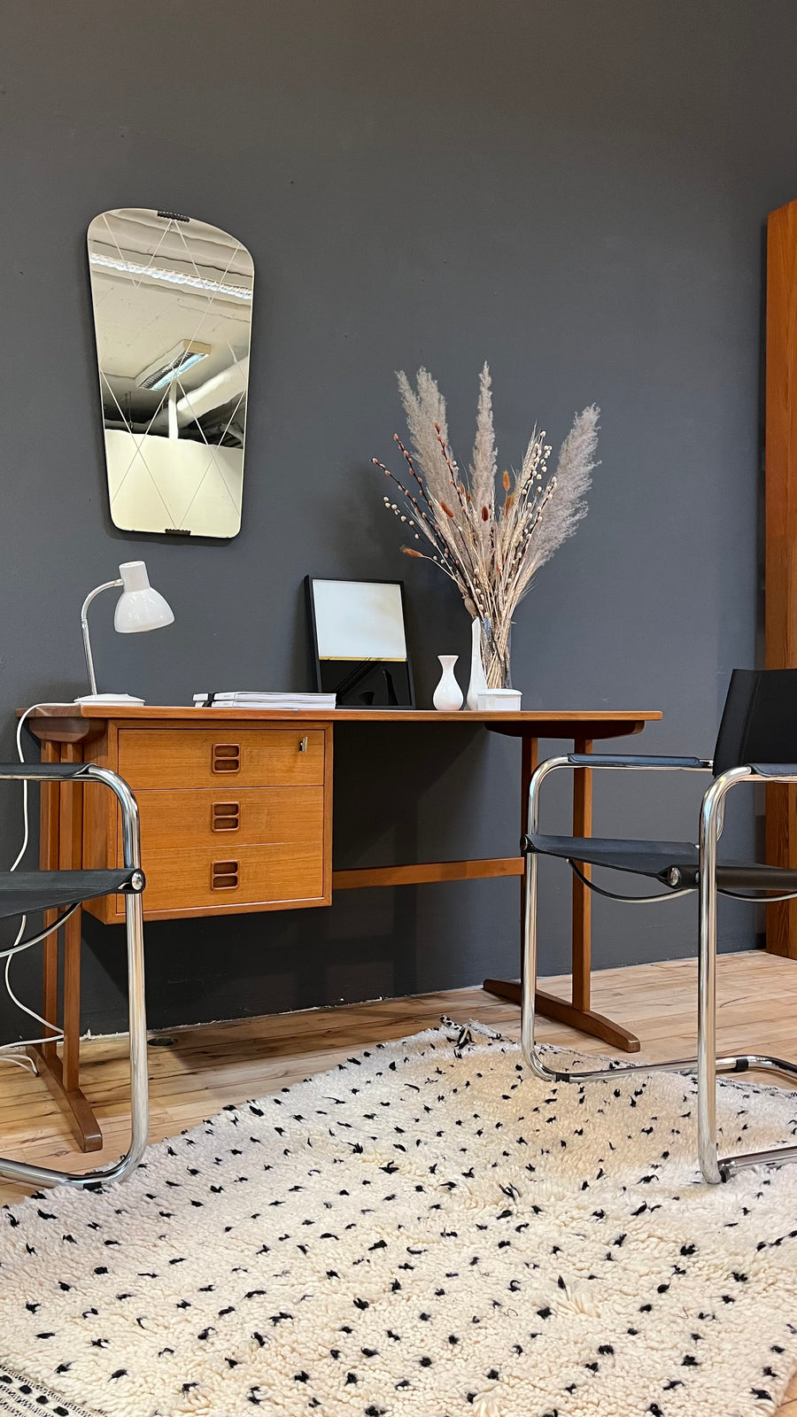 Mid Century Schreibtisch aus Teak Holz - Danish Design