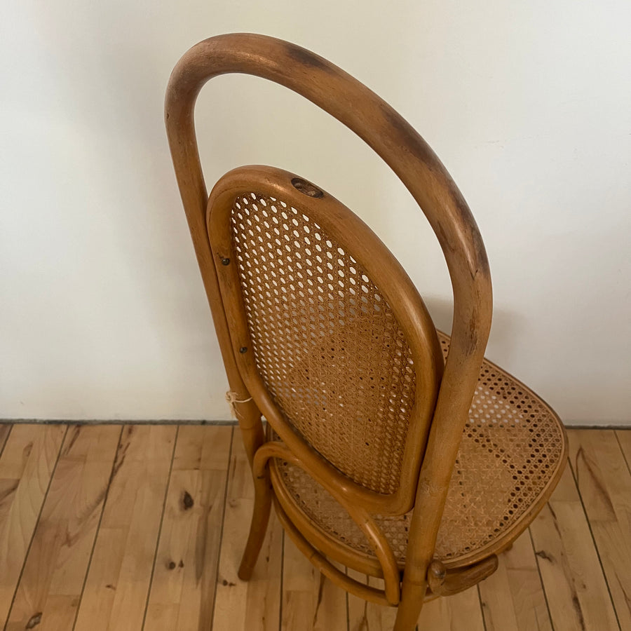 Thonet Stuhl mit Wiener Geflecht