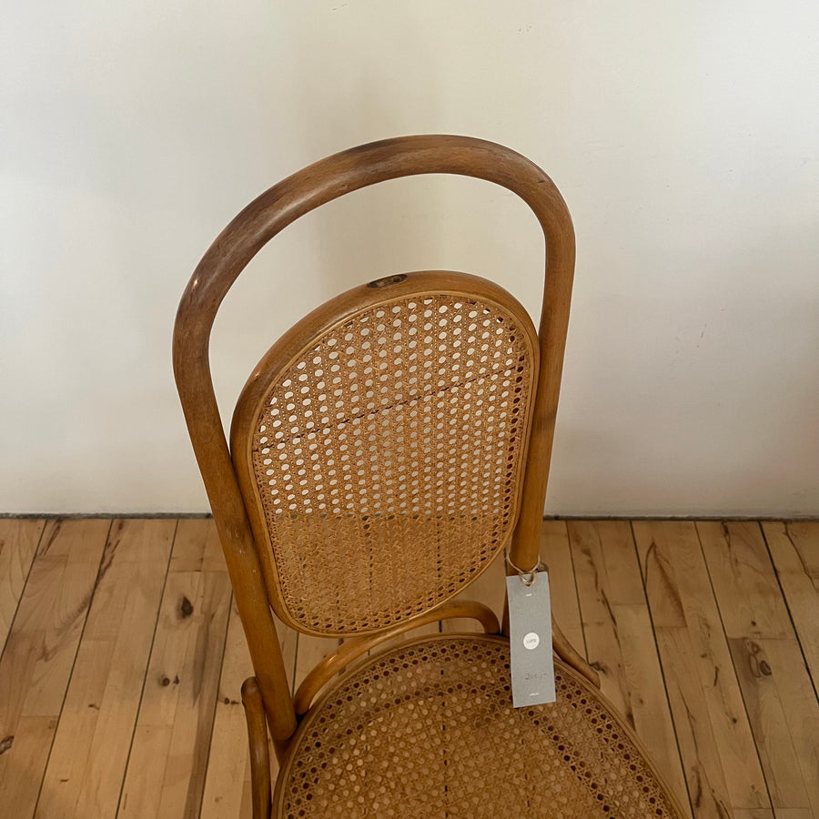 Thonet Stuhl mit Wiener Geflecht